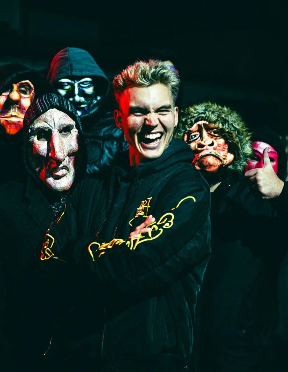 Ferdinand McKay K Neil music video with masked performers