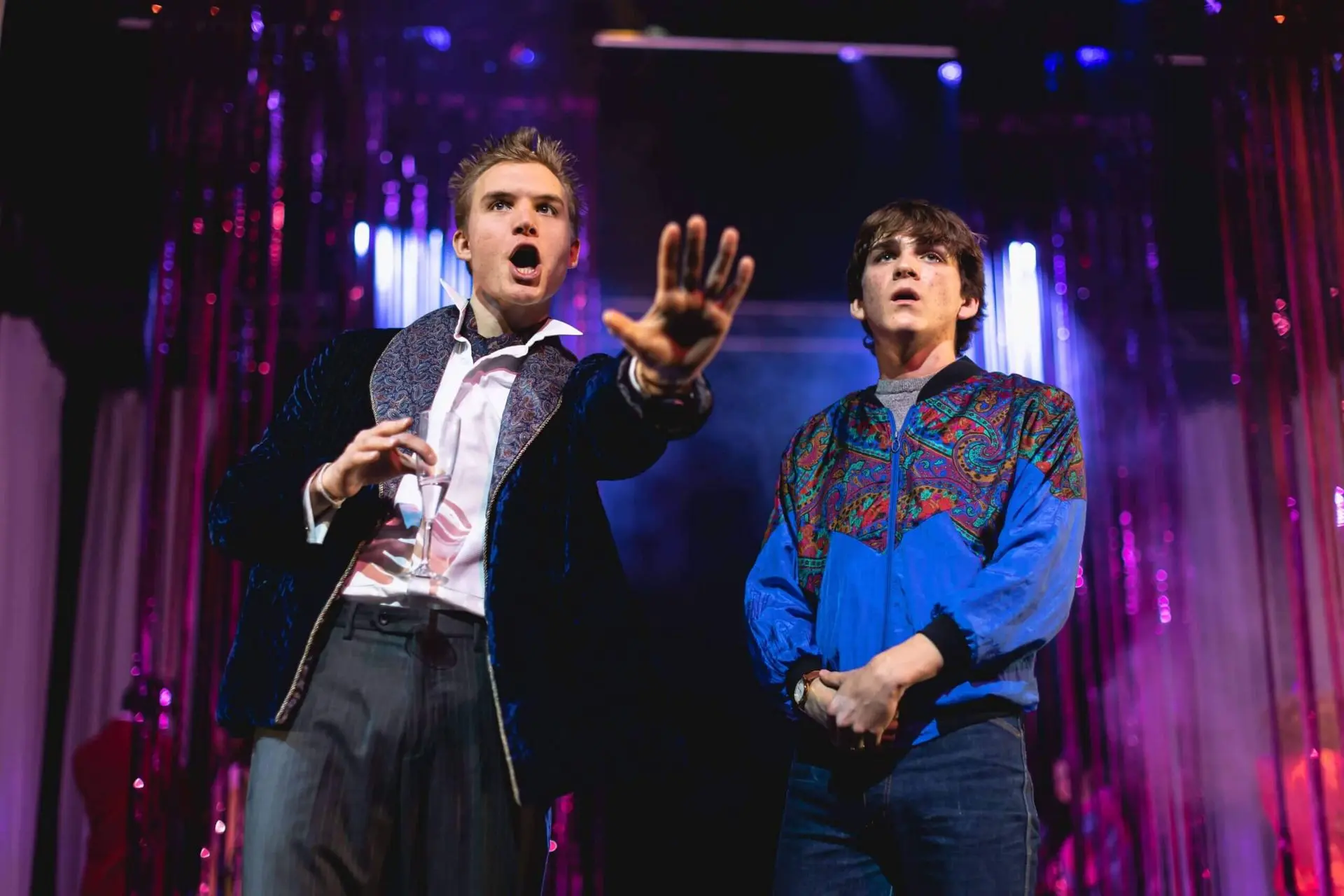 Ferdinand McKay performing in retro disco theatre production