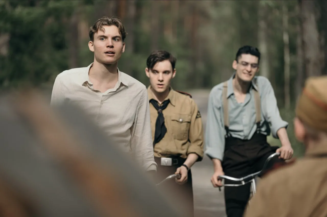 Ferdinand McKay in Truth and Treason forest road scene